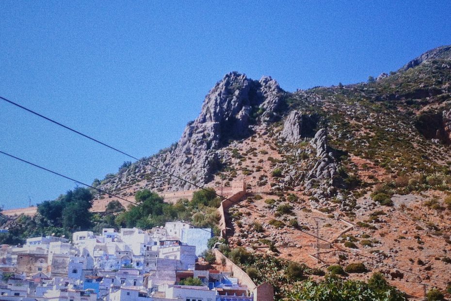 These pictures were taken in the beautiful city of Chefchaouen, the city which is known for its blue buildings - hence the name “the Blue Pearl”. It is located in the north-west Morocco in the mountainous area of Rif. It’s also known for its hiking area “Akchour” where you could completely isolate yourself from the outside world and connect with nature.