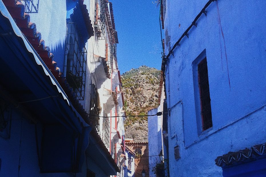 These pictures were taken in the beautiful city of Chefchaouen, the city which is known for its blue buildings - hence the name “the Blue Pearl”. It is located in the north-west Morocco in the mountainous area of Rif. It’s also known for its hiking area “Akchour” where you could completely isolate yourself from the outside world and connect with nature.