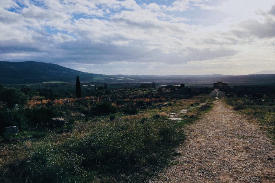 Volubilis is a partly excavated Berber city in Morocco situated near the city of Meknes, and commonly considered as the ancient capital of the kingdom of Mauretania