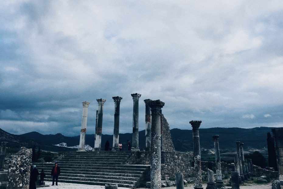 Volubilis is a partly excavated Berber city in Morocco situated near the city of Meknes, and commonly considered as the ancient capital of the kingdom of Mauretania