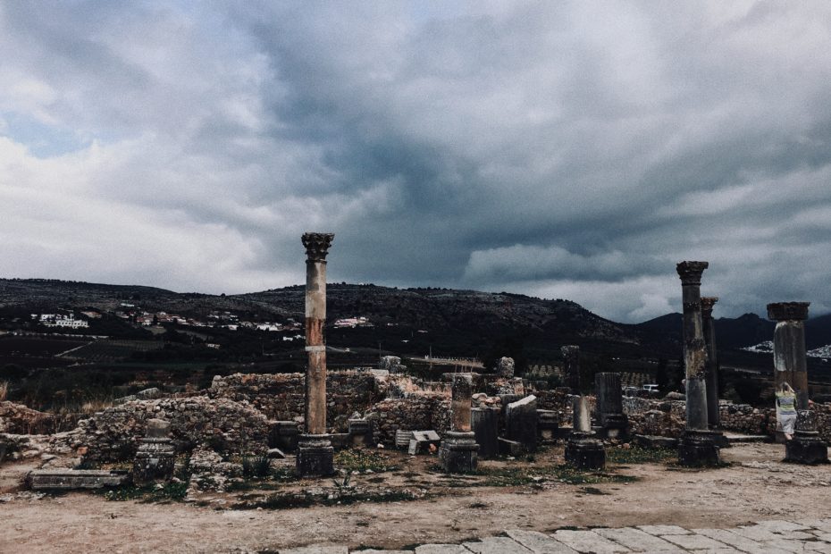 Volubilis is a partly excavated Berber city in Morocco situated near the city of Meknes, and commonly considered as the ancient capital of the kingdom of Mauretania